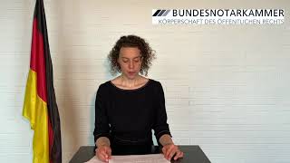 Veronika Kormann - Legal Adviser for International Affairs, Federal Chamber of Notaries of Germany