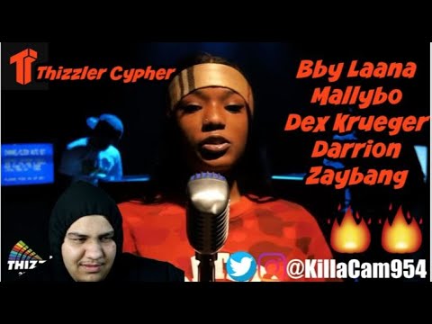 Thizzler Cypher 2019 ft Zaybang, Mallybo, Dex Krueger, Bby Laana, Darrion Reaction - KillaCamReacts