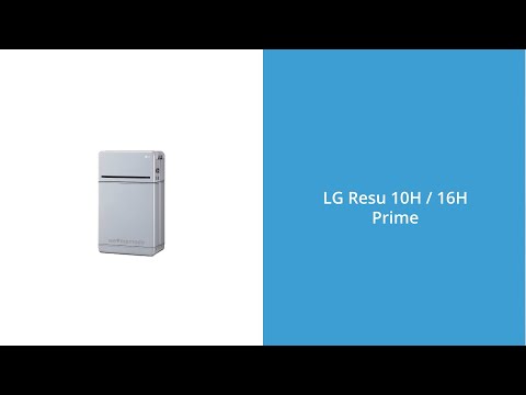 In 2 Min ausgecheckt: LG Resu 10H / 16H Prime Speicher