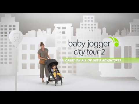 BABY JOGGER 470847 vežimėlis CITY TOUR 2 PITCH Juodas 2144040 video
