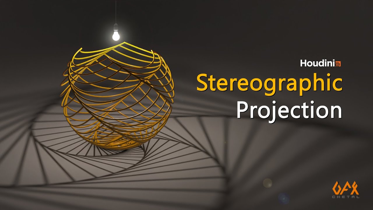 Stereographic Projection in Houdini