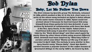 Bob Dylan   Baby Let Me Follow You Down