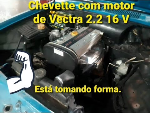 Chevette Vectra 2.2 16 V Engine Make Your Mechanical Adaptation, 2nd Video 🚗😍 Chevette 76