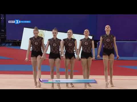Hungary Group 5 Ribbons Final (19.200) 2025 World Cup Sofia Bulgaria #rhythmicgymnastics
