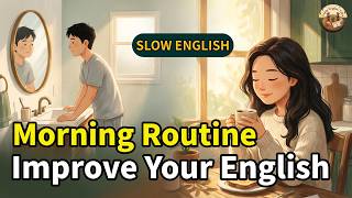 My English Morning Routine | 5 Easy Habits to Improve English Every Day | Easy English Conversation