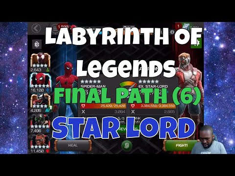 Stark Spidey Vs Star Lord SOLO (FINAL PATH 6)  l  Marvel Contest Of Champions
