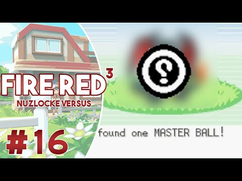 SHINY E CHUVA DE MASTER BALL! | #16 | FIRE RED 3 WAY VERSUS BATIAKARA E KAKÁ [PT-BR]