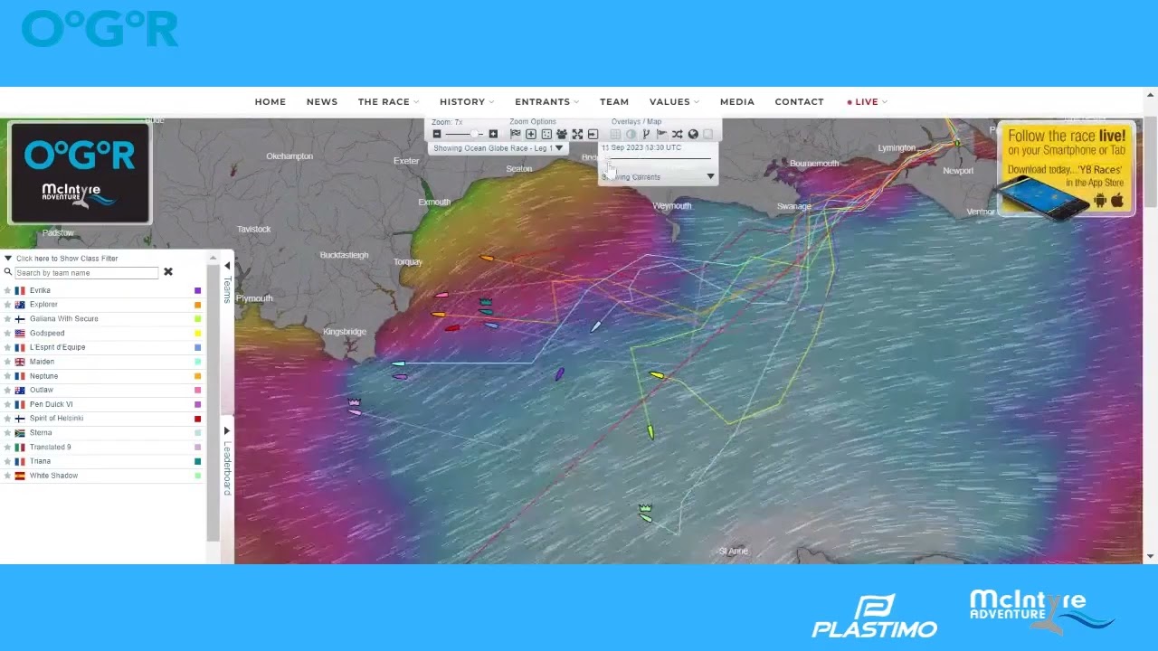#GGR Sister Race #ogr2023  - Tracker update 1