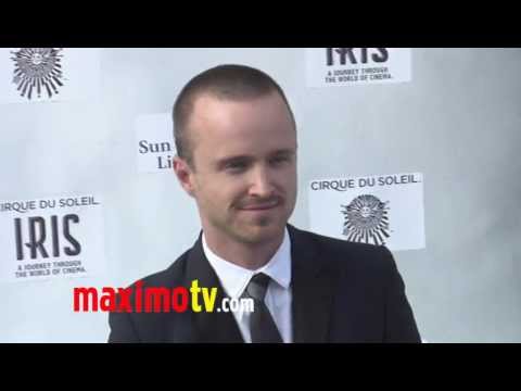 BREAKING BAD Aaron Paul at IRIS World Premiere Arrivals - Cirque du Soleil