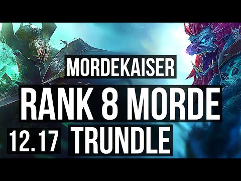 MORDE vs TRUNDLE (JNG) | 4/0/4, 800+ games, Rank 8 Morde | EUW Grandmaster | 12.17