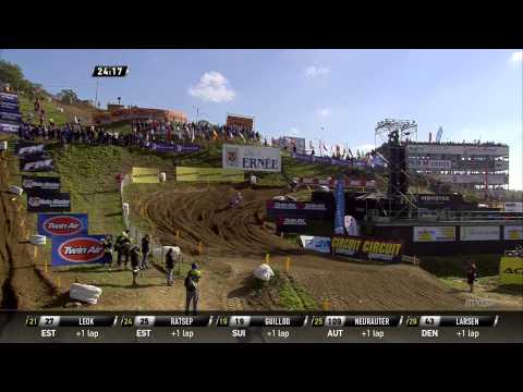 Romain Febvre passes Ben Townley MXoN France 2015