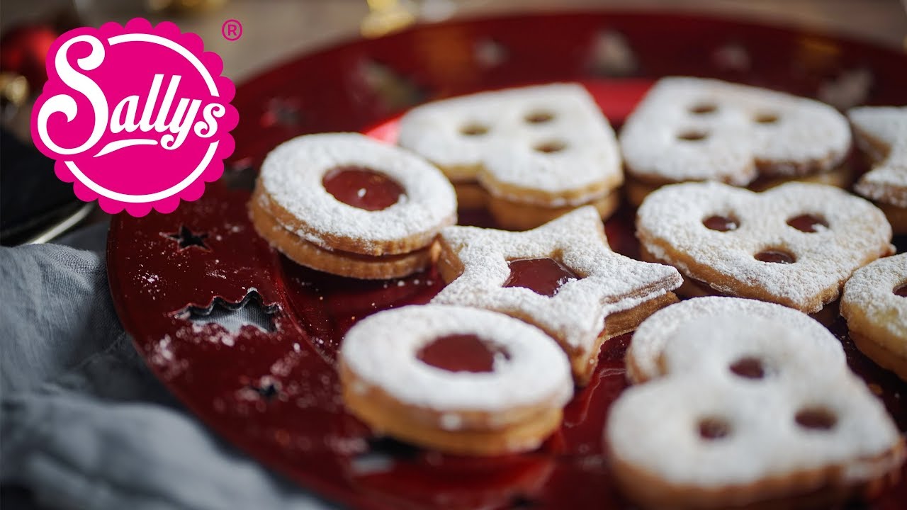 Linzer Plätzchen mit Marmelade / Hildabrötchen / Spitzbuben