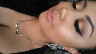 GRWM :: Glittery Copper Eyes (Talk Thru Tutorial)