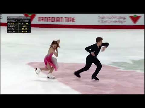 2023 Canadian Tire National Skating Championships. Senior FD. Carolane Soucisse/ Shane Firus