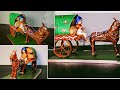 DIY Farmer With Horse Cart Kondapalli Dolls Simple And Easy Horse Cart Making Pongal Crafts