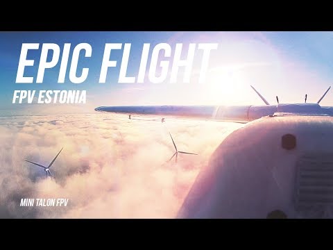 mini-talon-fpv--flight-over-fog--long-range--estonia