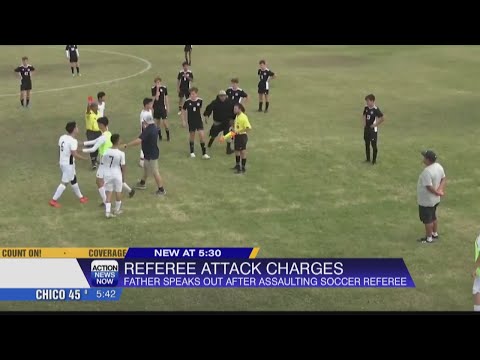 Sacramento soccer dad seen on video assaulting referee says 'parent instinct took over'