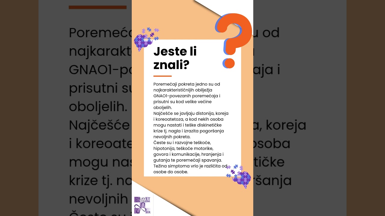 GNAO1 povezani neruorazvojni poremećaji