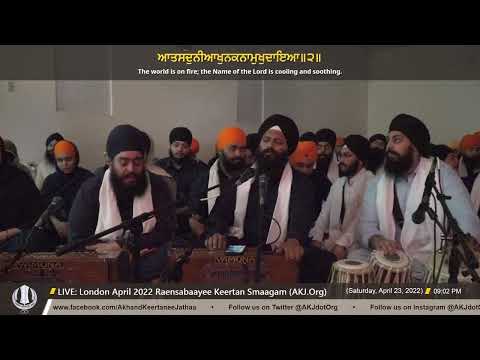 005 Bhai Vijayant Singh Jee @ London April 2022 Raensabaayee Keertan Smaagam