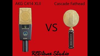 Video thumbnail for Mic Shootout - AKG C414 XLII vs Cascade FatHead by REDtone Studio