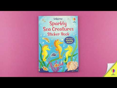 Книга Sparkly Sea Creatures Sticker Book video 1