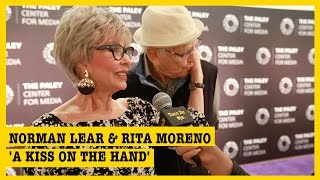 'One Day At A Time' creator Norman Lear kisses Rita Moreno on the hand!
