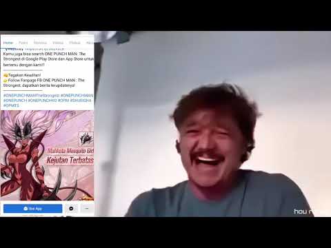 PEDRO PASCAL CRYING KEEPSHAKE RED MOSQUITO GIRL