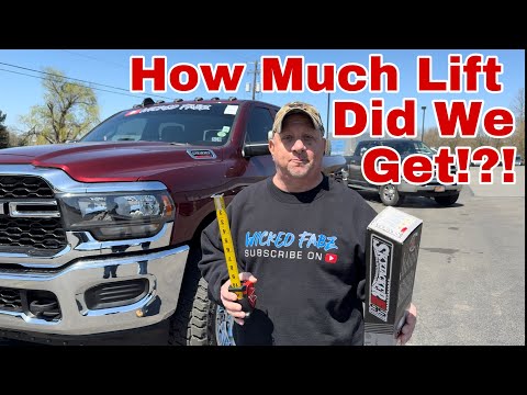 Ram 2500 Cummins Leveling Kit and 35” Tires