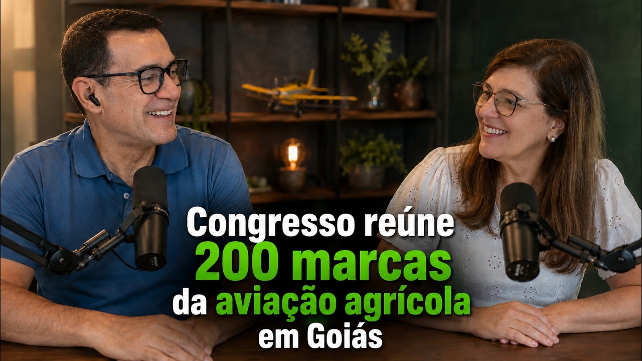 Congresso reúne 200 marcas da aviação agrícola em Goiás