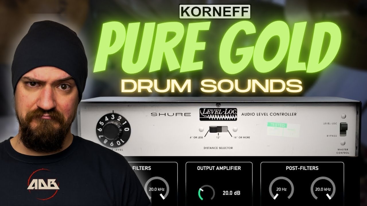 Beyond Compression: Pure Gold Drum Sound with the Level Loc