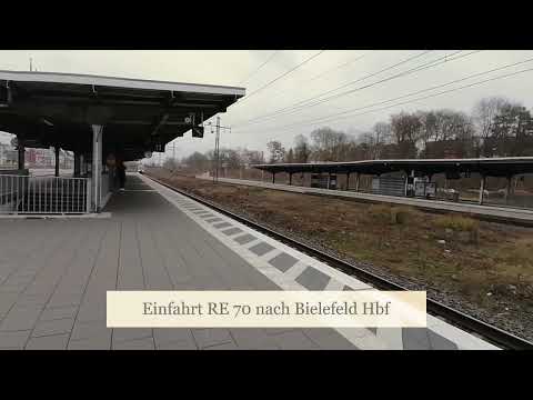 Einfahrt RE 70 nach Bielefeld Hbf in Löhne (Westf)