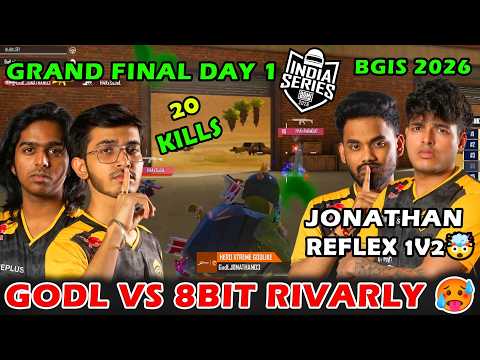 GRAND FINAL DAY 1🔥 JONATHAN CRAZY 180° REFLEX🥶GODL VS 8BIT RIVARLY🥵GODLIKE💛BGIS 2026🔥GODL HIGHLIGHTS