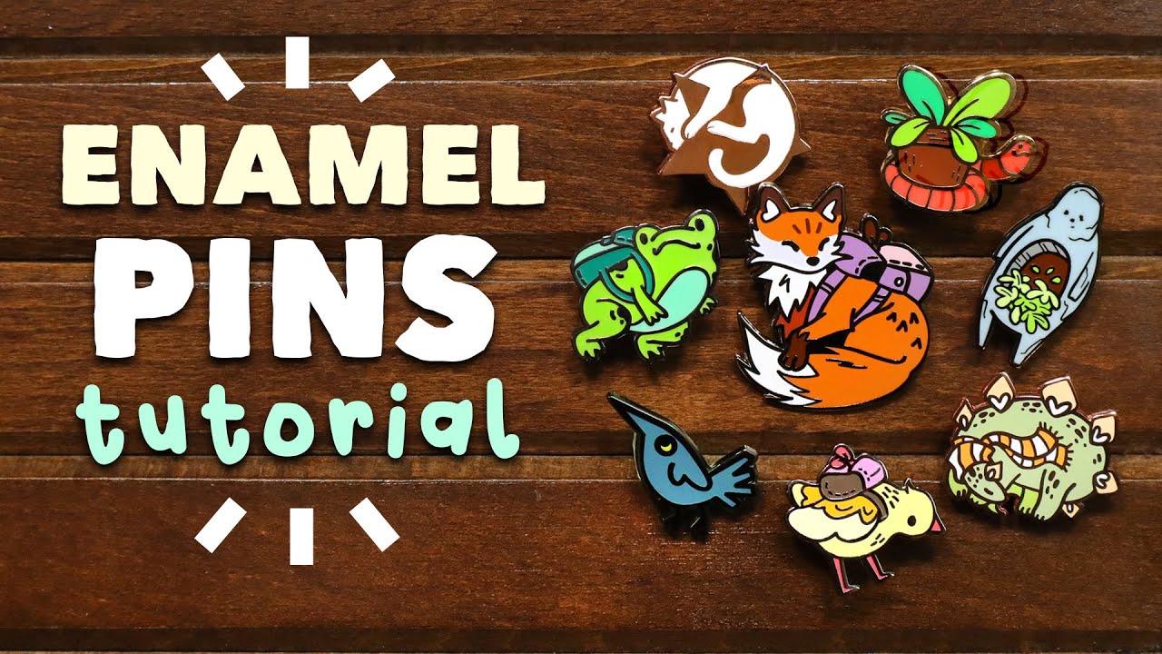 How to Make Enamel Pins! // designing, ordering, & tricks for good results // #gs-jj #custompins.ca