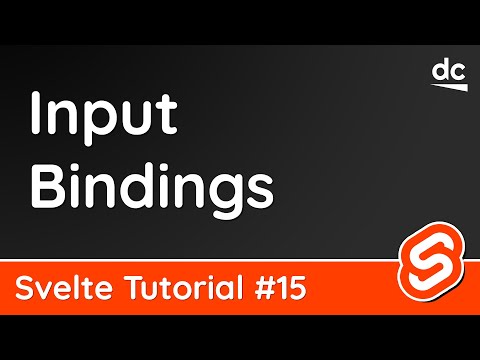 Input Bindings Svelte Tutorial 15