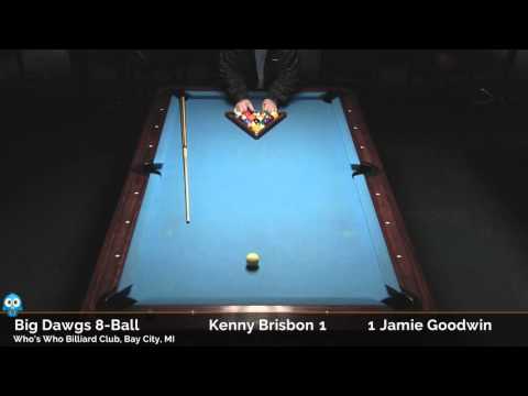 2016-04-02 Big Dawg 8-Ball: Kenny Brisbon vs Jayme Goodwin