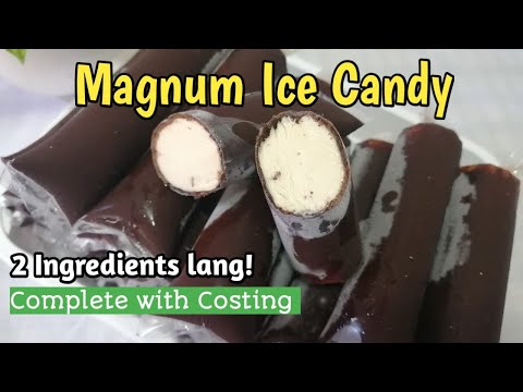 Easiest Way to Make Magnum Ice Candy na Pang Negosyo | Hindi ka Papalpak sa Procedure | Ice Creamdy