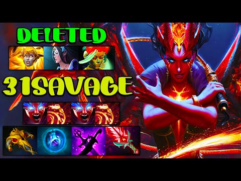 31SAVAGE [ Queen of Pain ] FULL FIGHT - BRUTAL ULTIMATE - DOTA 2 GAMEPLAY