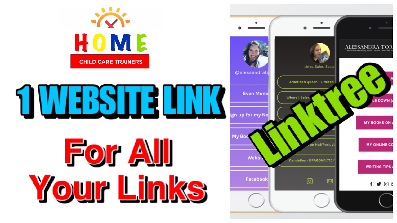 CREATE 1 WEBSITE LINK FOR ALL YOUR SOCIAL/WEBSITE LINKS|| LINKTREE || HOME CHILD CARE