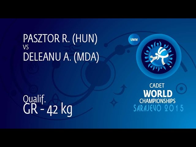 298 | 194 | Cadets GR 42kg | Qualif. | PASZTOR Richard (HUN) | DELEANU Artiom (MDA)