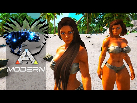 🔴 ARK MODERN T4 EP01 - O Inicio Cassie e Meggie, A Primeira Missão!