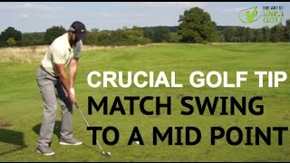 Crucial Golf Tip To Improve Accuracy and Ball Striking - Match intermediate point to swing