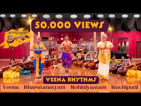 Veena Rhythms | Jathiswaram Fusion | Bharatanatyam | Mohiniyatam | Kuchipudi | Priya's Seven Strings