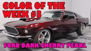 Ford Dark Cherry Pearl, color of the week #3