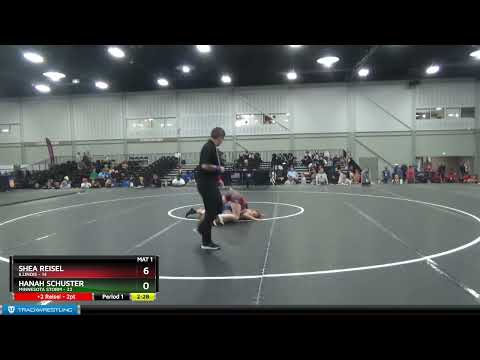 112 Lbs Semis & 1st Wrestleback (8 Team) - Shea Reisel, Illinois Vs Hanah Schuster, Minnesota Stor