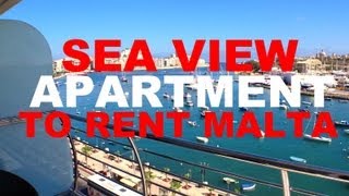preview picture of video 'Sliema Malta , Apartment to rent, direct seaviews, 2 bedrooms, Fantastic views (R113)'