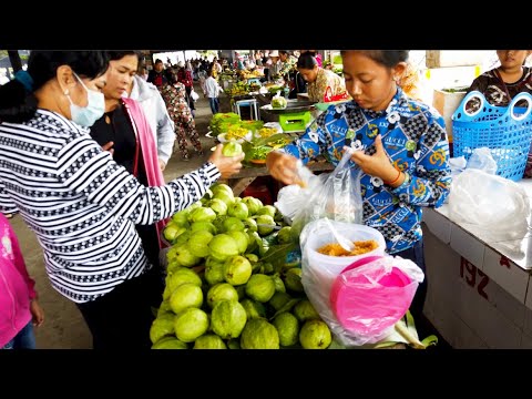 Holiday With Family - Kien Svay Krao Market Food - Kandal Street Food