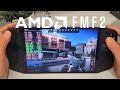 AMD Fluid Motion Frames 2 on Legion Go, Streets of Tarkov