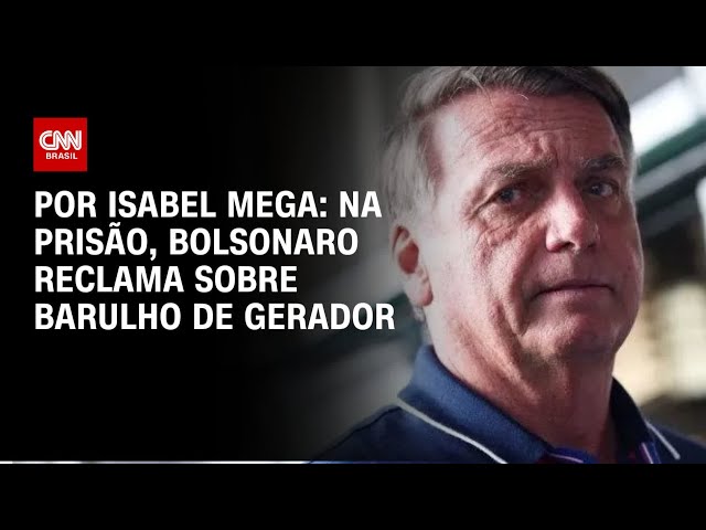 Bolsonaro alega dor de cabeça constante por barulho de gerador na PF | LIVE CNN
