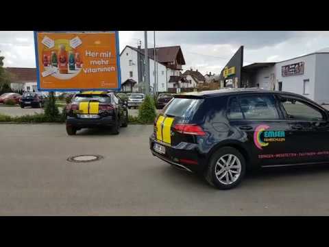 Video 4 - Parken vorwärts zwischen 2 Autos