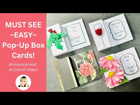 MUST SEE Pop-Up Column Card + An Announcement! | 3D Cards Anyone Can Make!
